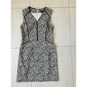 Banana Republic Dress Bodycon Sheath Print Knee Length
